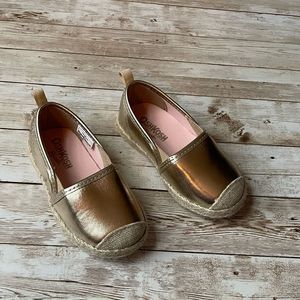 Oshkosh Gold Espadrille Shoes